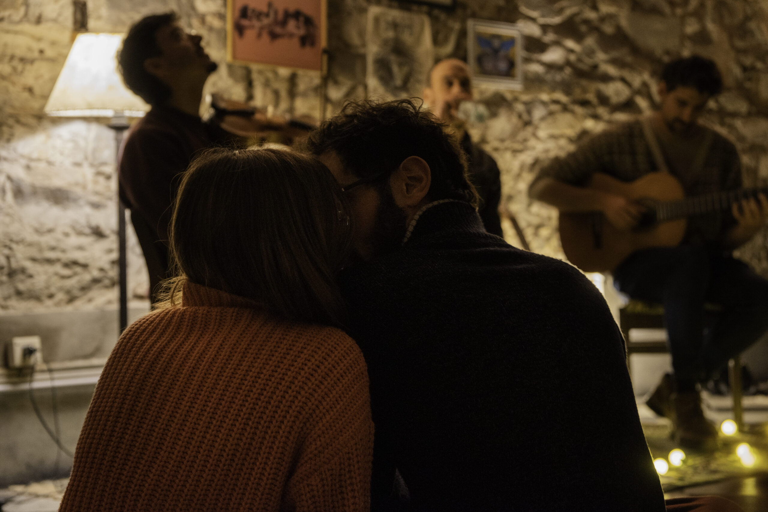Momento íntimo durante el concierto